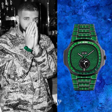 green patek philippe diamond drake|is Patek Philippe alive.